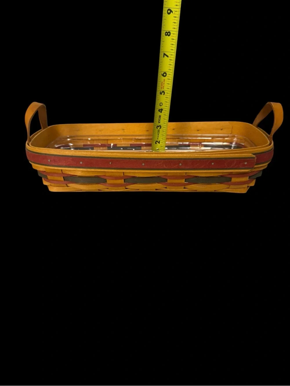 LONGABERGER FATHERS DAY Basket 1997 PERSONAL ORGANIZER- PROTECTOR/ LINER